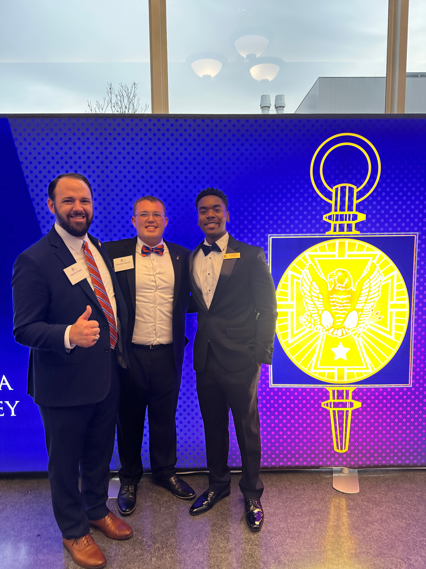 Branden Pearson at the Florida Blue Key tapping ceremony at the University of Florida