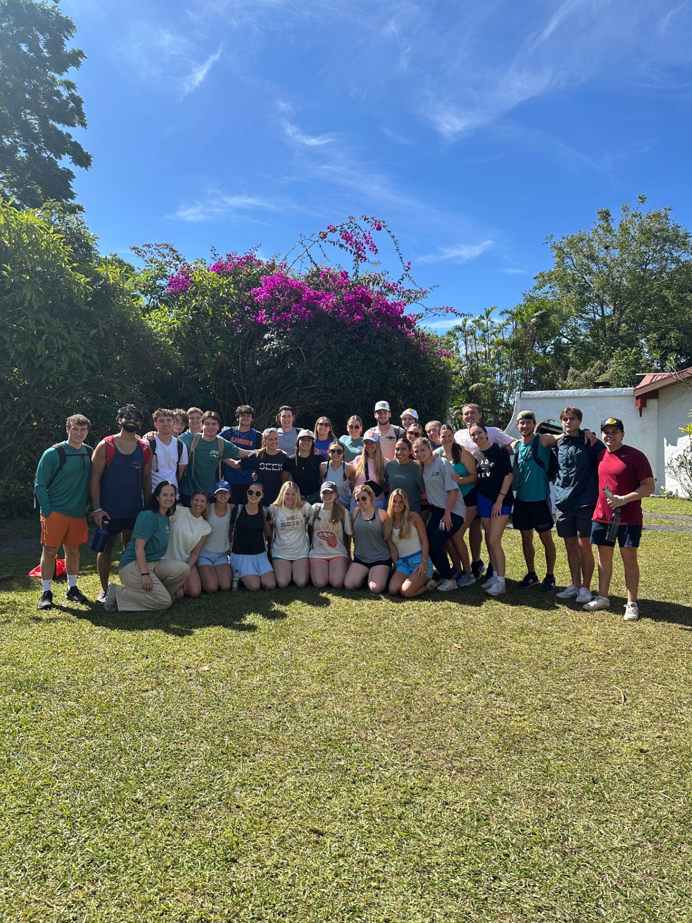 CRU at UF service trip group photo in Central America